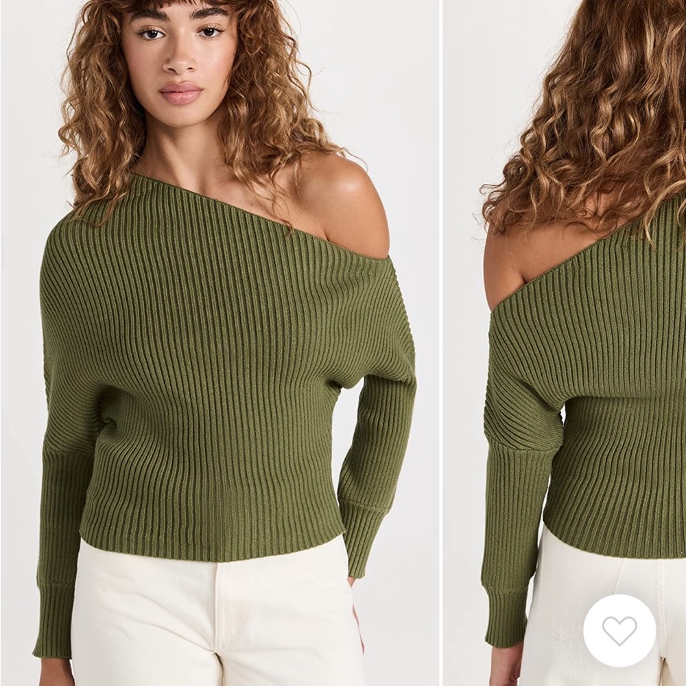 Line & Dot Blair Off Shoulder Sweater NWT
